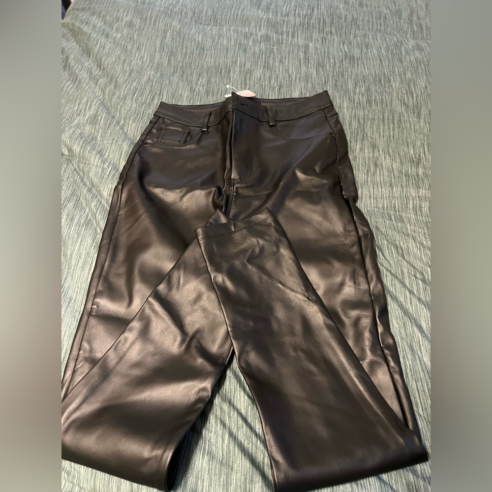 Chocolate Women’s black Leather Pants